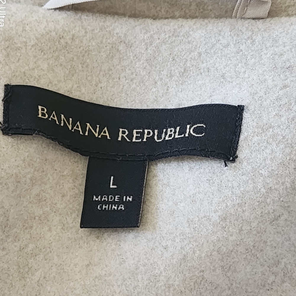 Banana Republic Women's Light Gray Polyester Jacket Size L - Picture 11 of 11